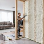 Утеплення будинку піною