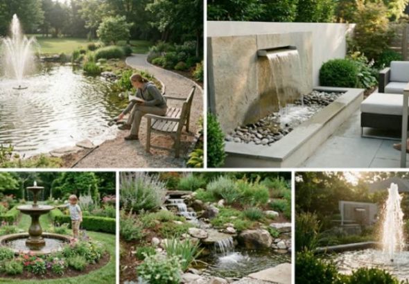 фонтани в ландшафтному дизайні