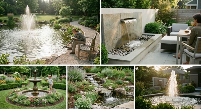 фонтани в ландшафтному дизайні
